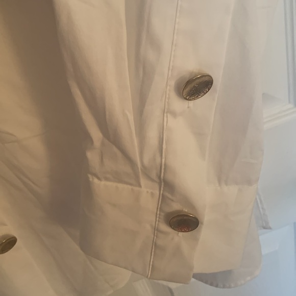 MAGASCHONI White Blouse Size XL #220 - Picture 3 of 8